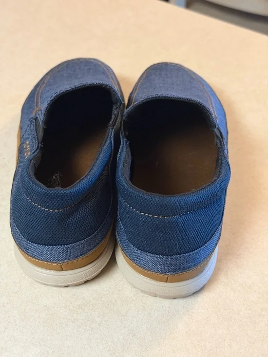 CROCS Men’s Denim Blue Slip-On Loafers - Picture 4 of 8